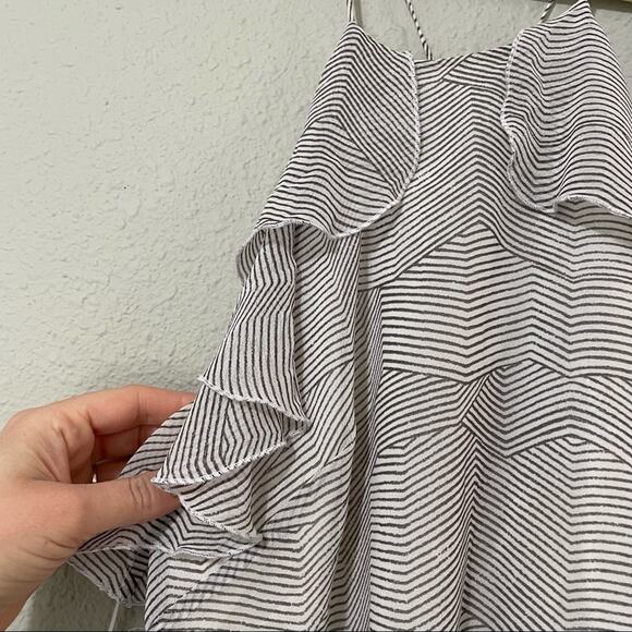 BCBGeneration Black & White Ruffled Mini Dress XS - Picture 2 of 12